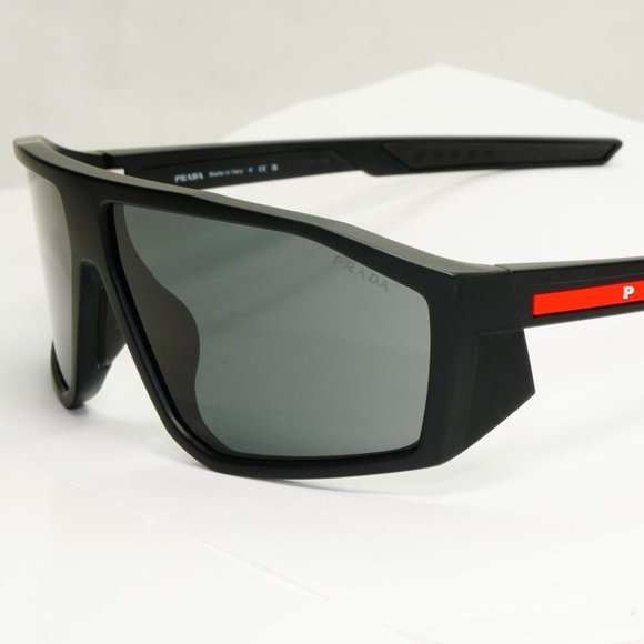 Prada Matte Black Men's Sport Sunglasses - Picture 3 of 7